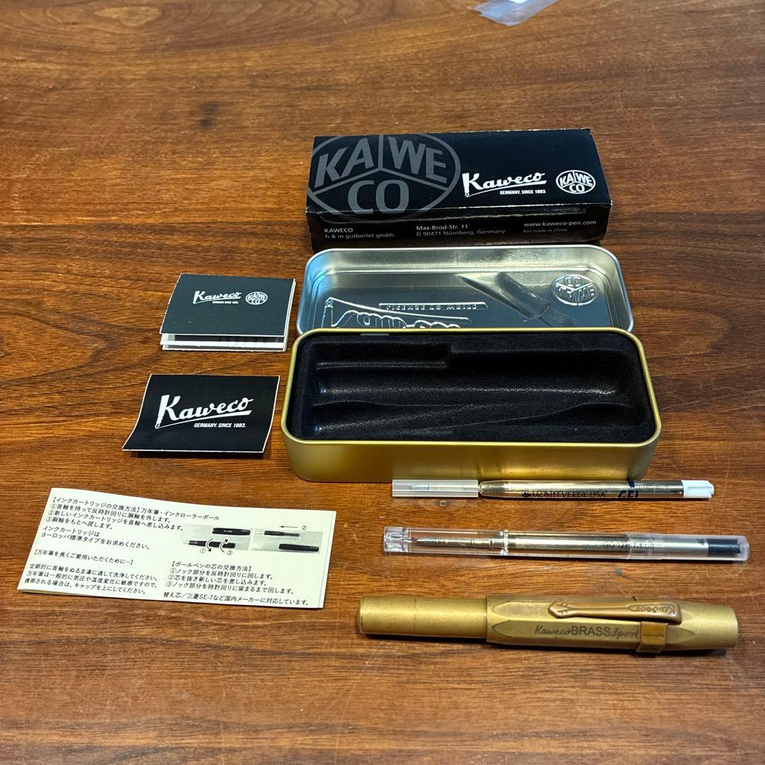 【美品】Kaweco Brass ローラーボールペン