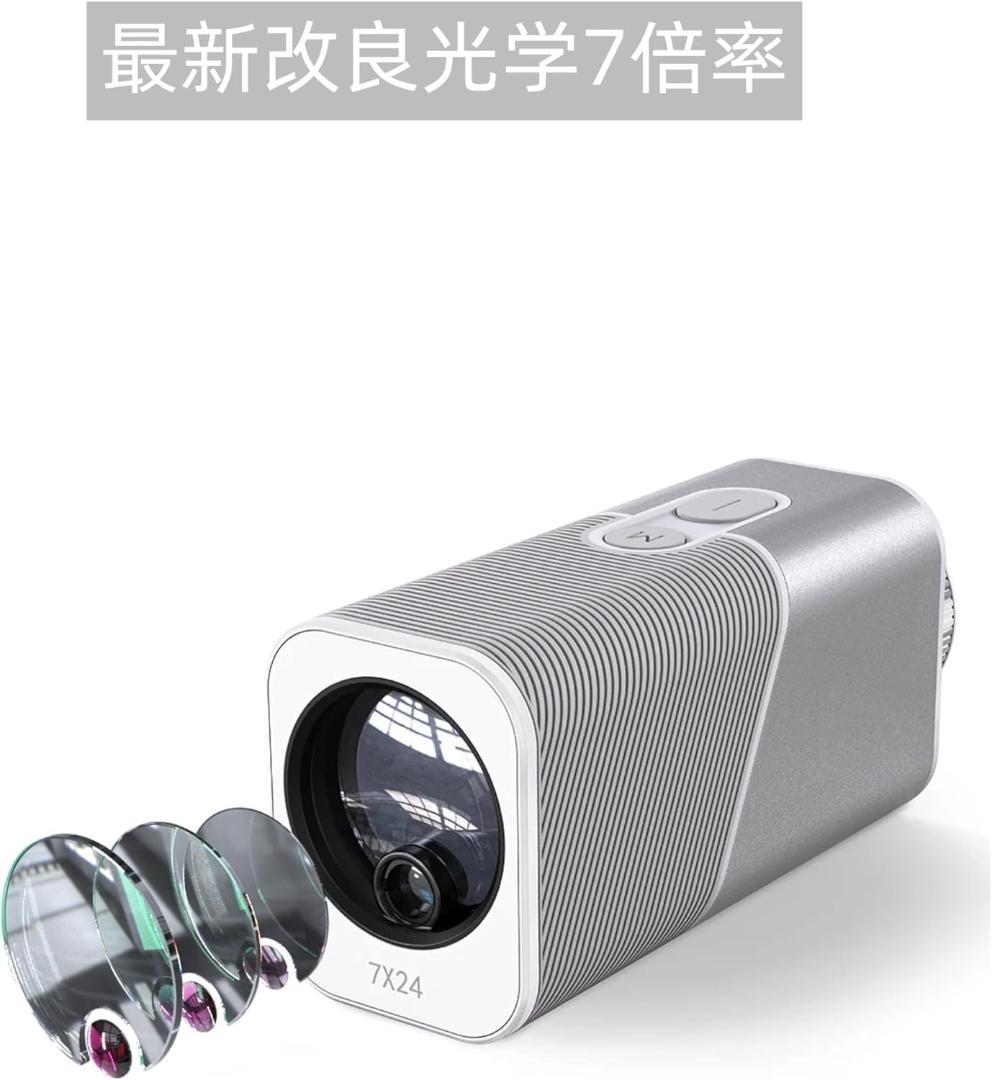 ゴルフ レーザー距離計 超小型 単眼 1000M対応 ブラック 新品 モデル