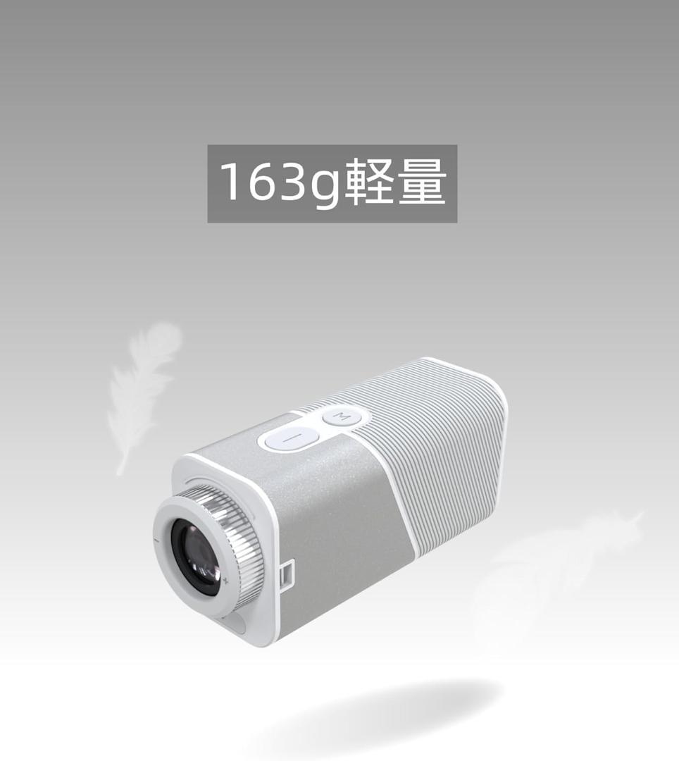 ゴルフ レーザー距離計 超小型 単眼 1000M対応 ブラック 新品 モデル