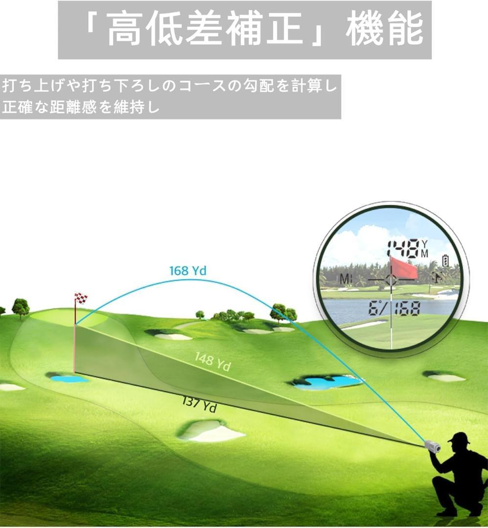 ゴルフ レーザー距離計 超小型 単眼 1000M対応 ブラック 新品 モデル