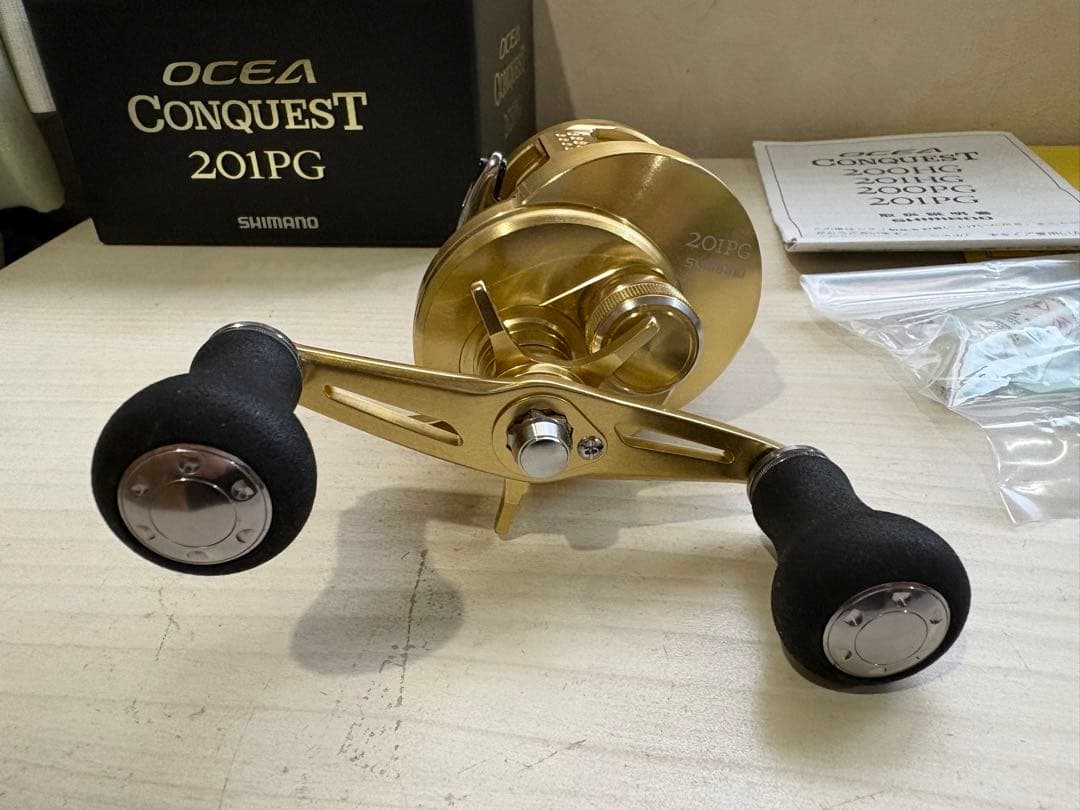 ★☆シマノ 15 オシアコンクエスト 201PG ライン付 美品