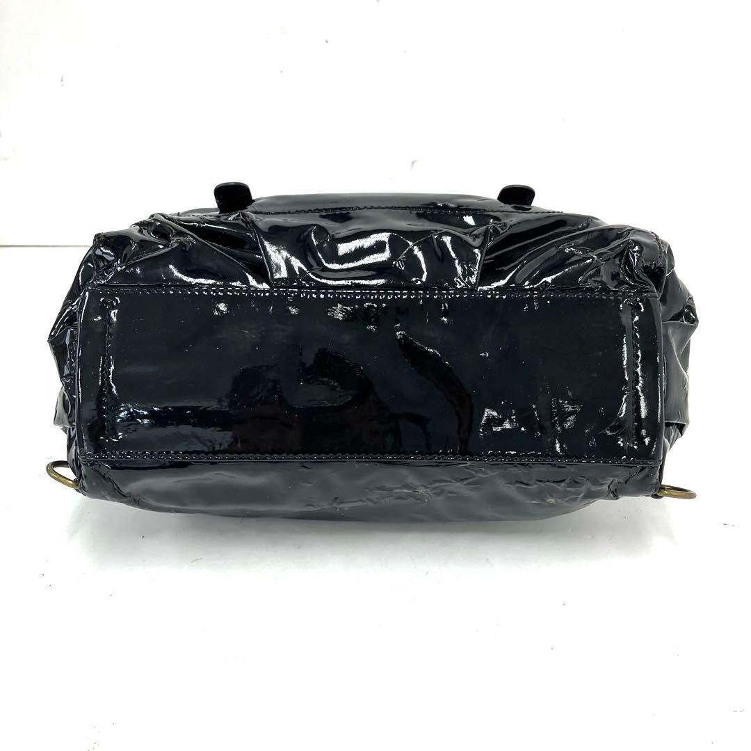 大人気☆ANNA SUI☆アナスイ☆ハンドバッグ☆3way☆エナメル☆ブラック！