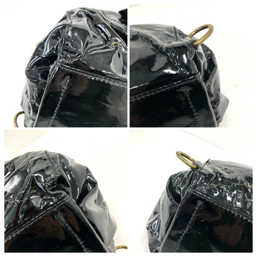 大人気☆ANNA SUI☆アナスイ☆ハンドバッグ☆3way☆エナメル☆ブラック！
