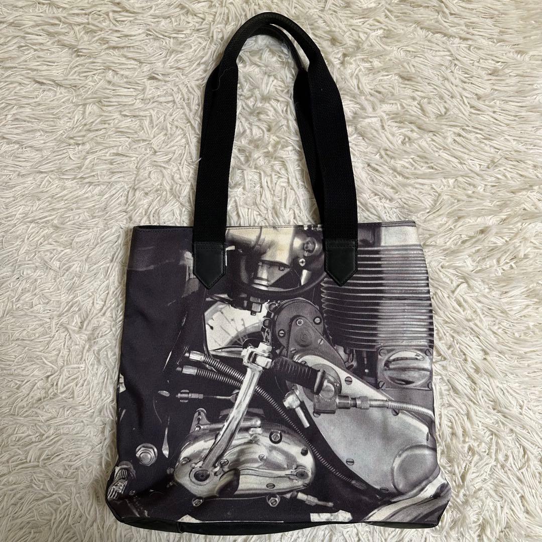 【PaulSmith】 ポールスミス トートバッグ フォトプリント 総柄