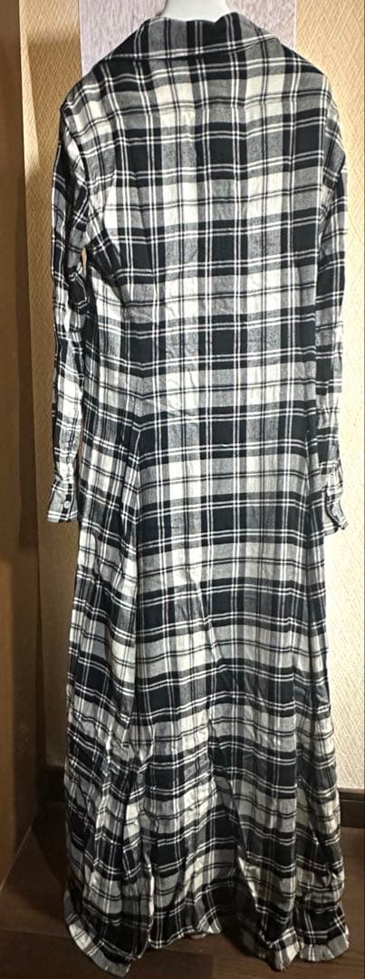 POLO RALPH LAUREN チェック柄ロングシャツワンピース