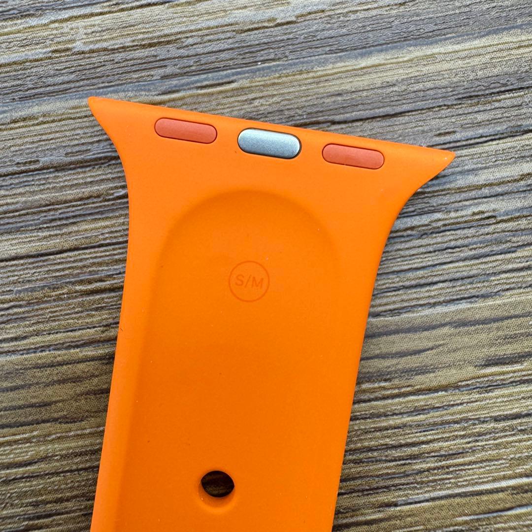 2788 ほぼ未使用　Apple Watch エルメス　オレンジラバー　スポーツ