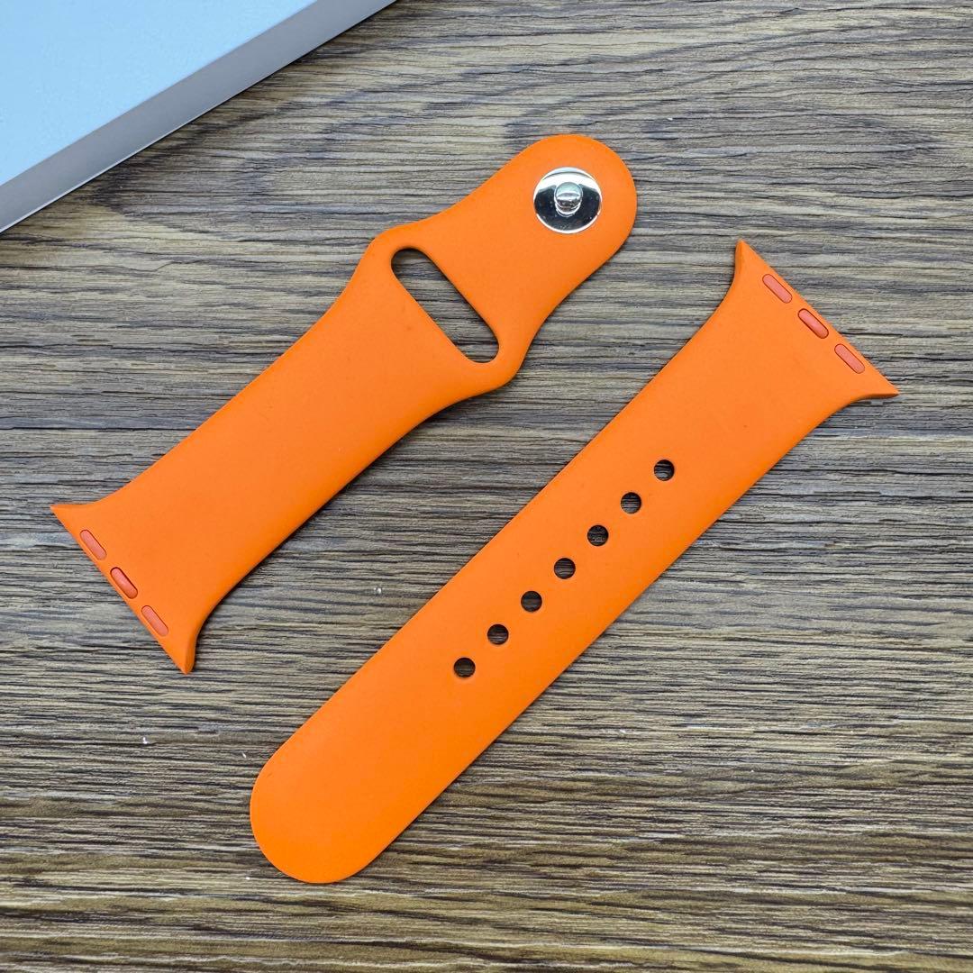 2788 ほぼ未使用　Apple Watch エルメス　オレンジラバー　スポーツ
