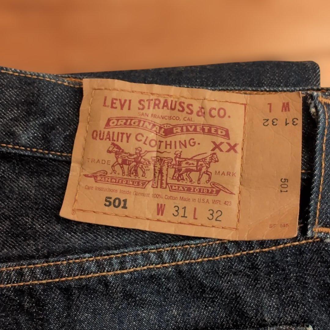 リーバイス 501 USA製 濃紺 Levi’s W31 米国製
