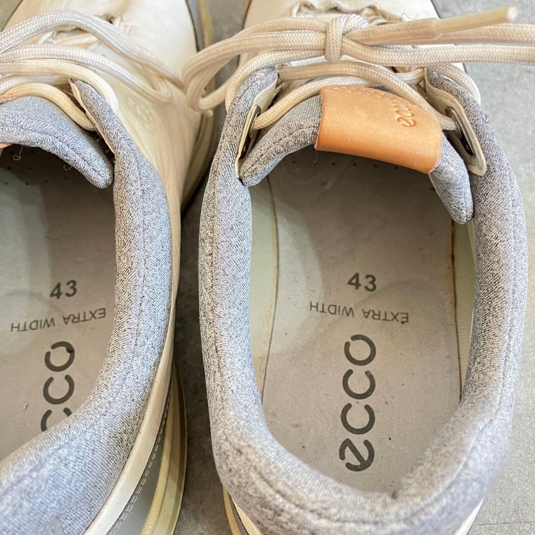 【美品】eccoゴアテックス　BIOM HYBRID ゴルフシューズ 【27】
