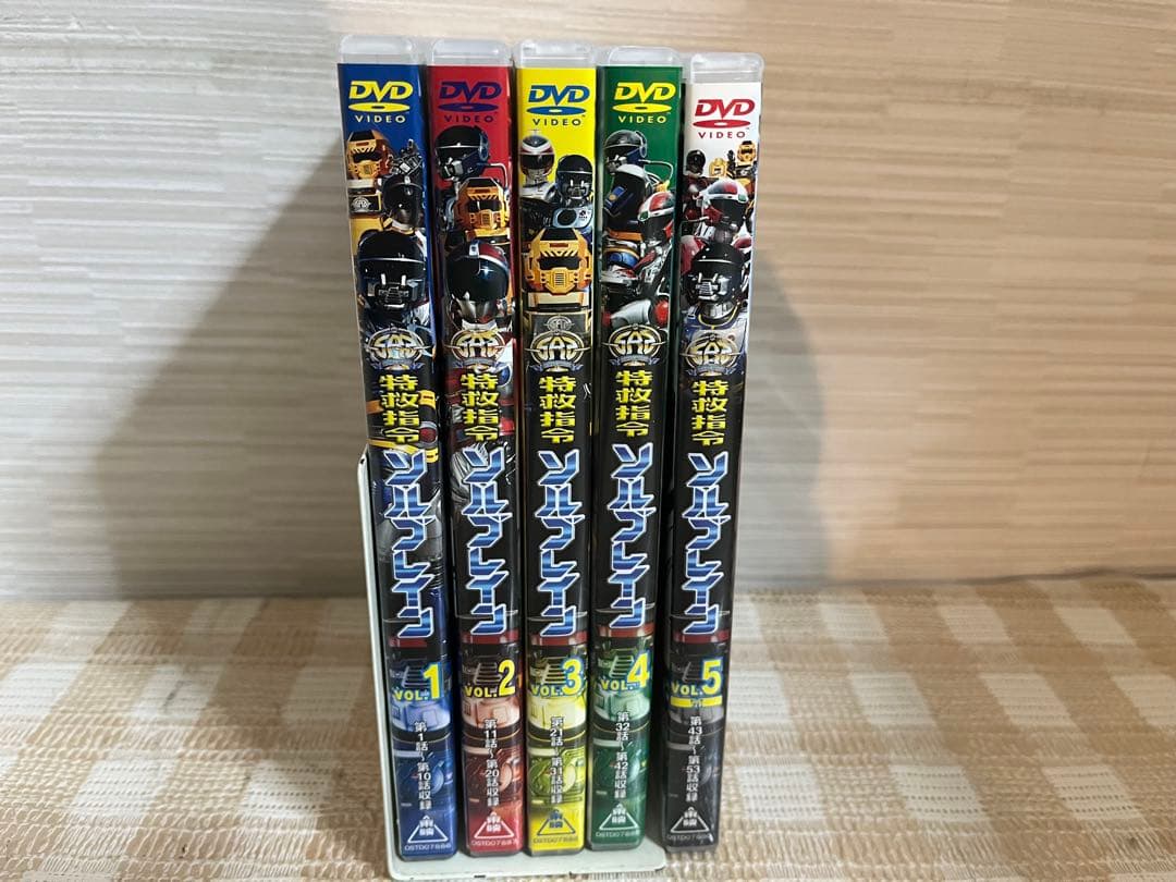 特救指令ソルブレイン　全5巻セット DVD セル版