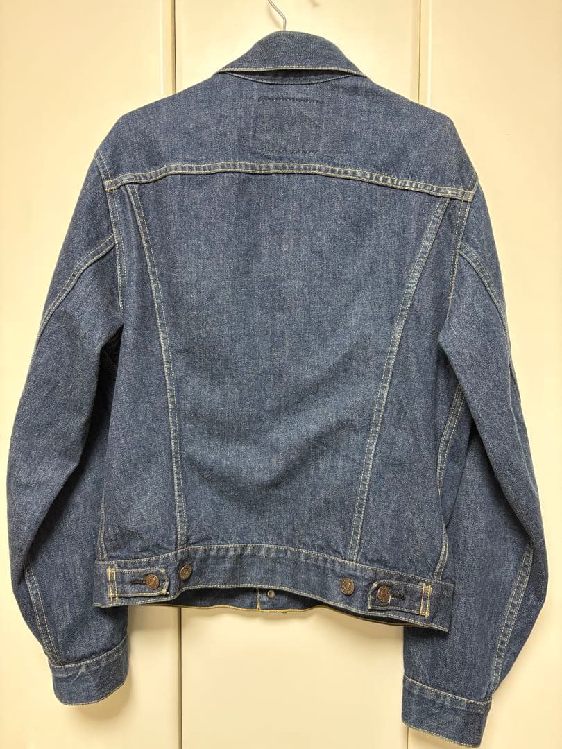 濃紺 Levi’s 557デニムジャケット BigE 38 日本製 Gジャン