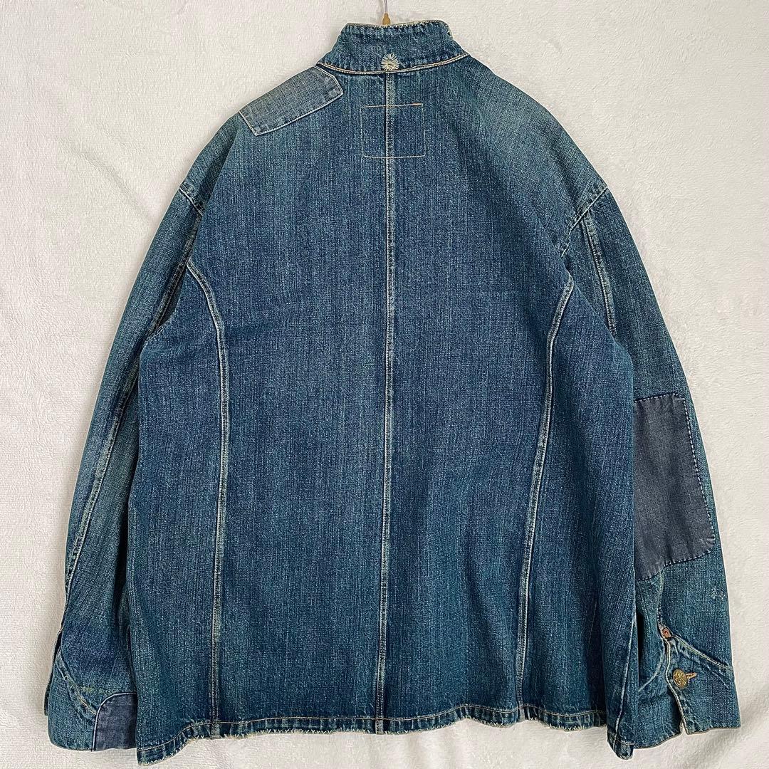 美品 Levi’s 214 サックコート ダメージリペア加工 イタリア製 44