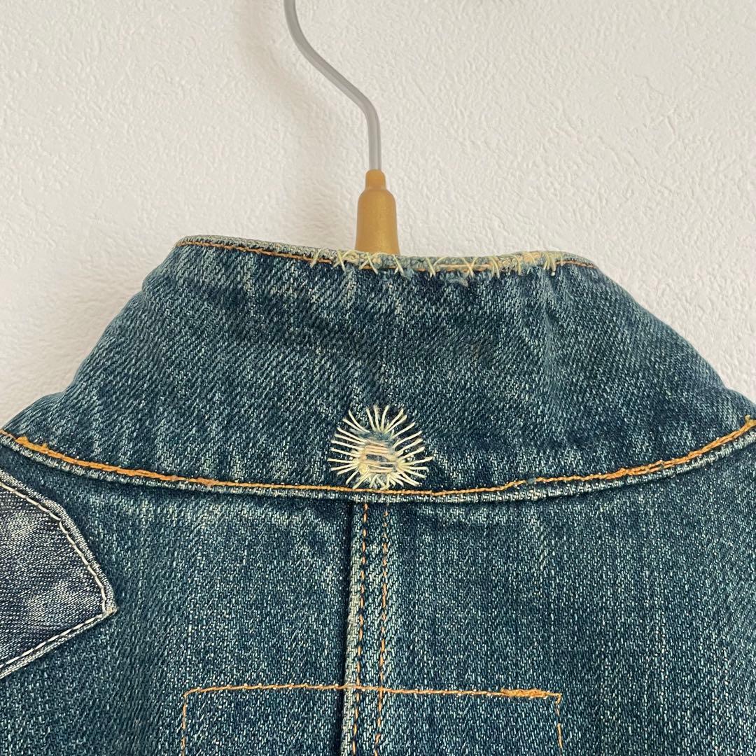 美品 Levi’s 214 サックコート ダメージリペア加工 イタリア製 44