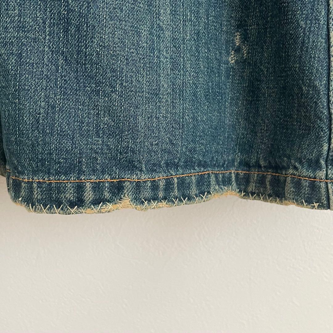 美品 Levi’s 214 サックコート ダメージリペア加工 イタリア製 44
