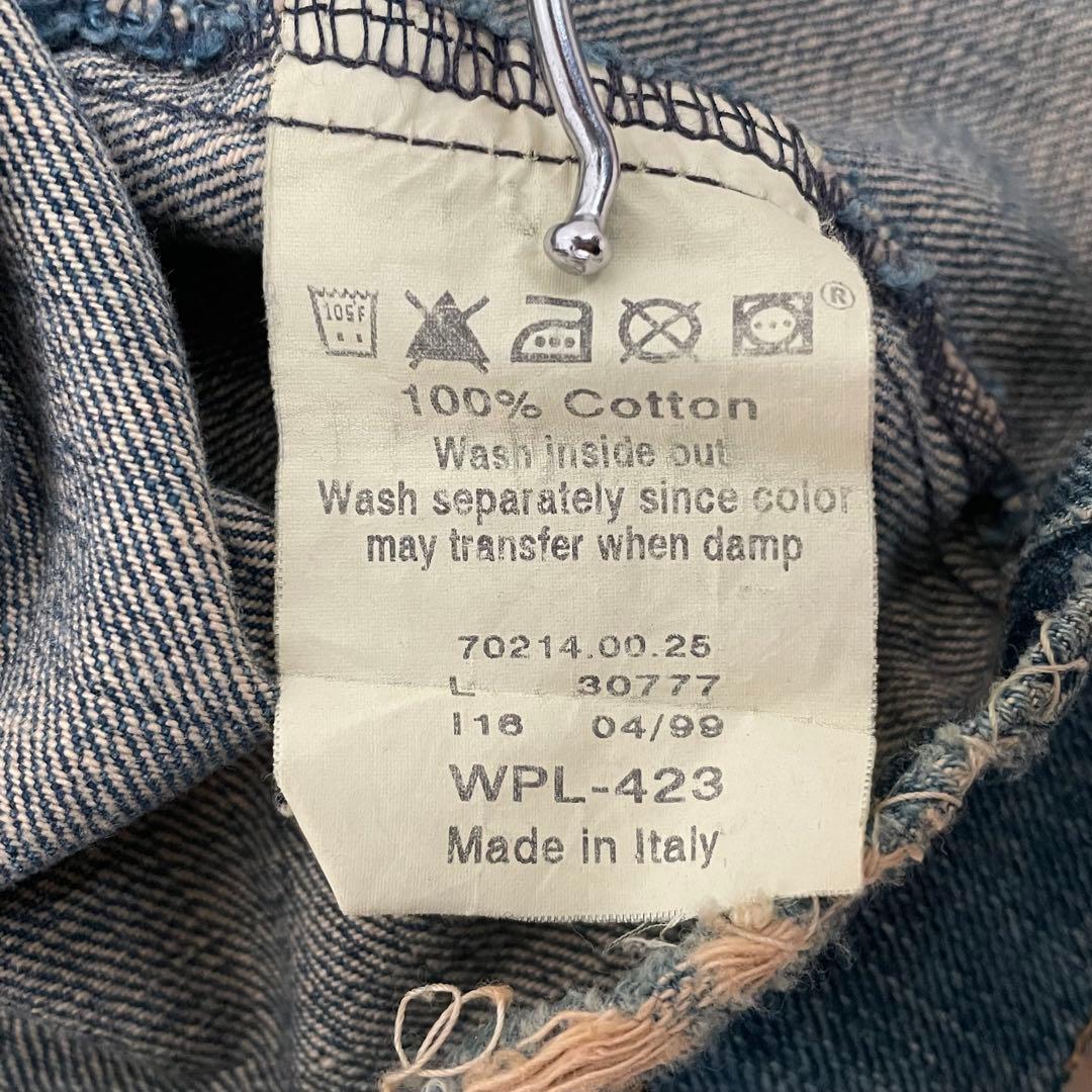 美品 Levi’s 214 サックコート ダメージリペア加工 イタリア製 44