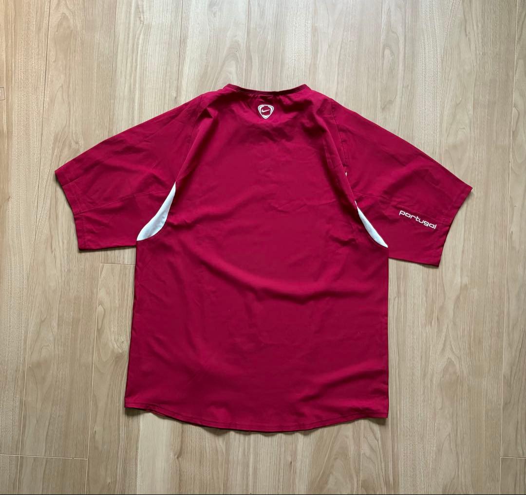00sNIKEナイキセンターロゴポルトガル代表フットボールtシャツ半袖サッカー