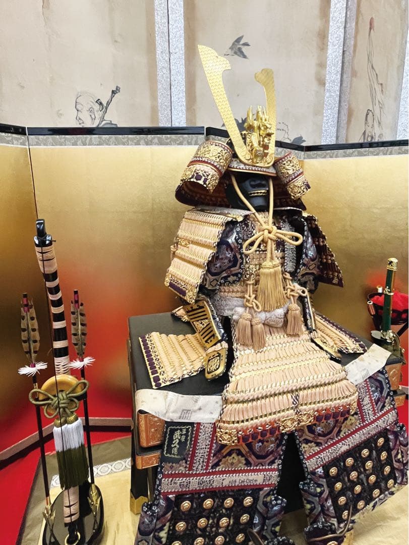 端午の節句/五月人形 京甲冑 初代平安武久作 承徳鎧 高級鎧（展示品現品限り）