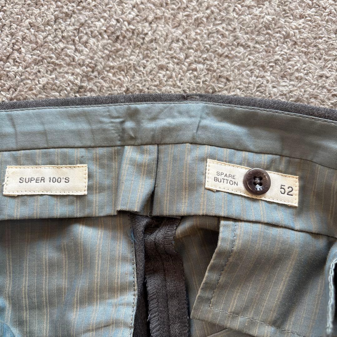 INCOTEX スラックス SLIMfit パターン30 グレー無地