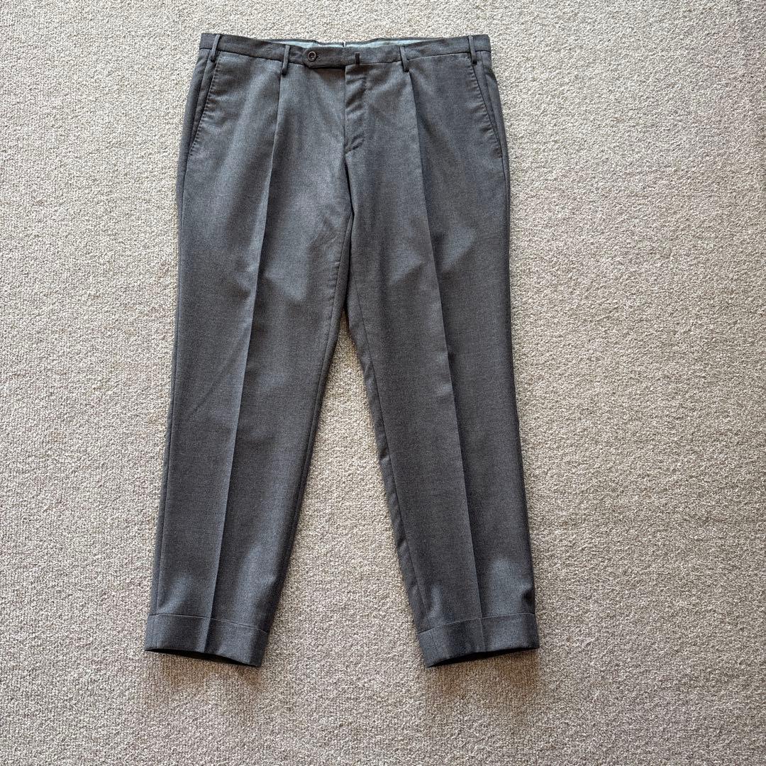 INCOTEX スラックス SLIMfit パターン30 グレー無地