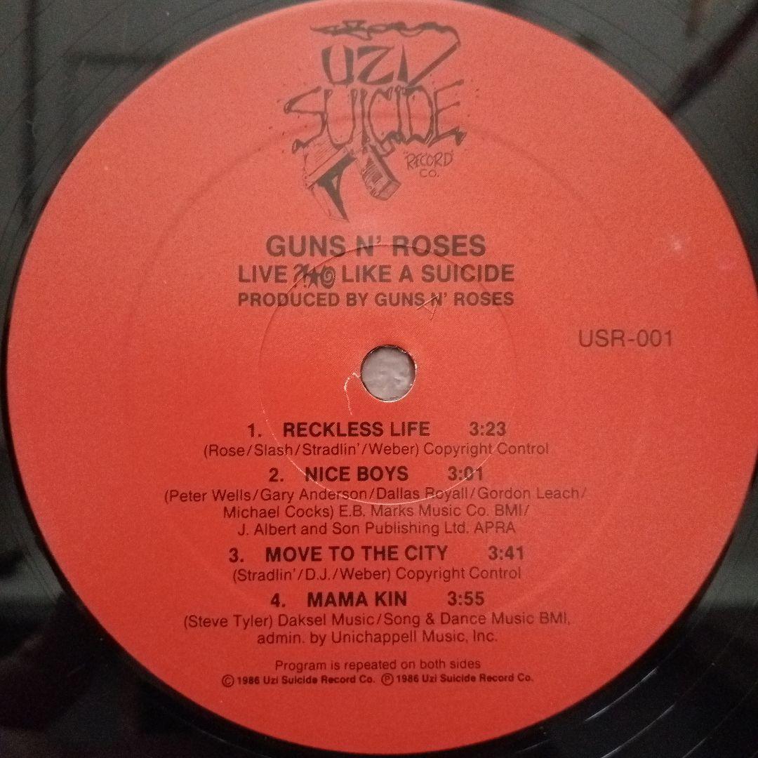 【Genuine 1st Press】Guns N' Roses / Live