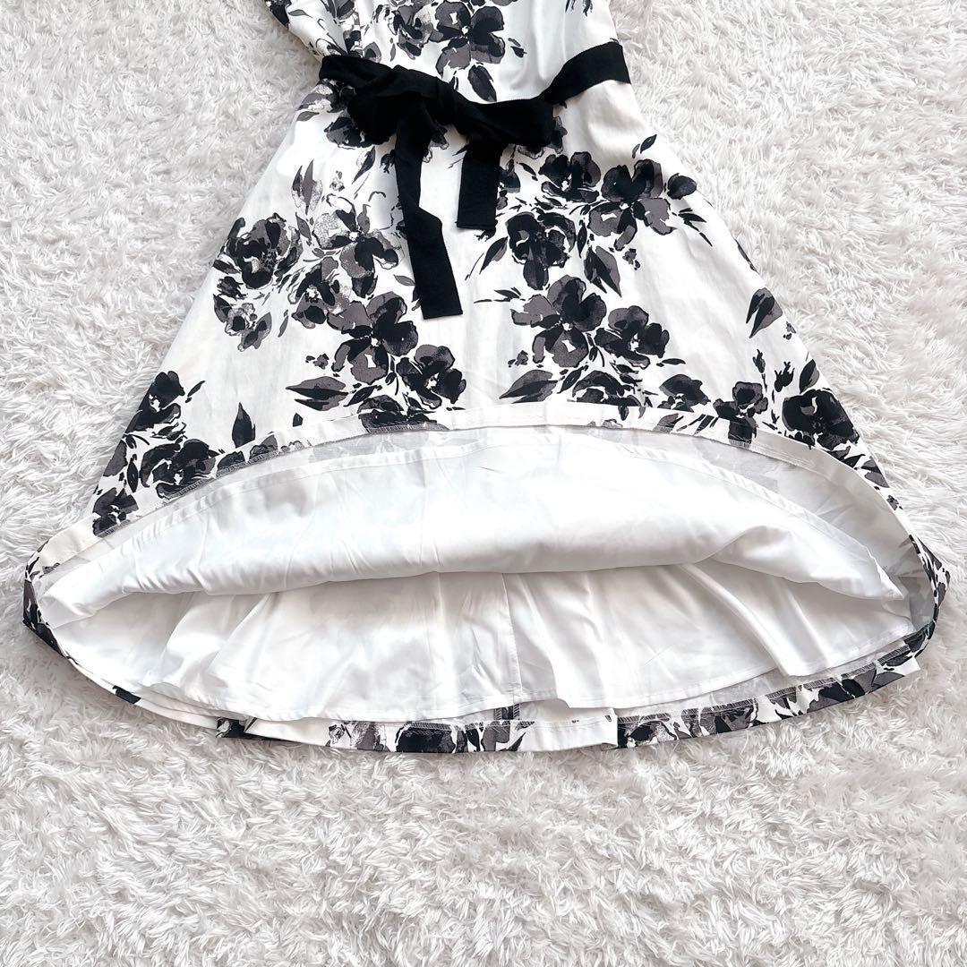 ローラアシュレイ ノースリーブ ロング ワンピース 花柄 ボタニカル 3L相当