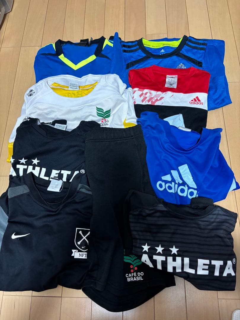 adidas サッカーウェア 、アスレタ、ナイキ、サイズ150.155、送料無料