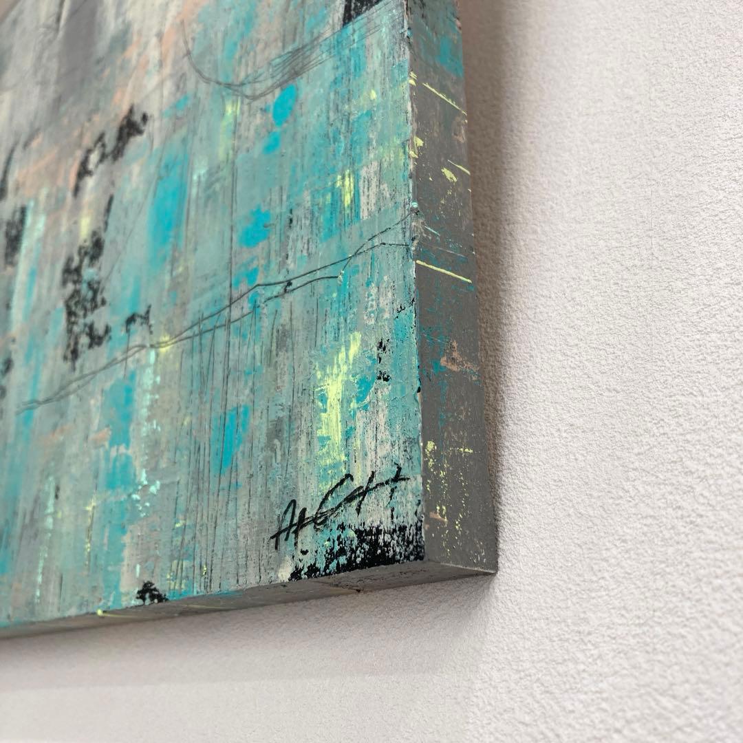 現代アート 抽象画 アートパネル 原画 絵画 ハンドメイド モダン 北欧 アート