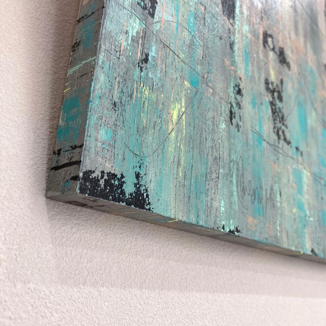 現代アート 抽象画 アートパネル 原画 絵画 ハンドメイド モダン 北欧 アート