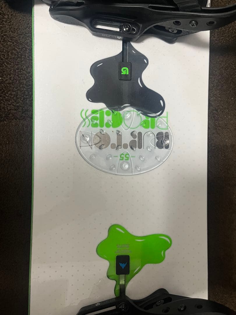 スノーボード ビィンディング付き