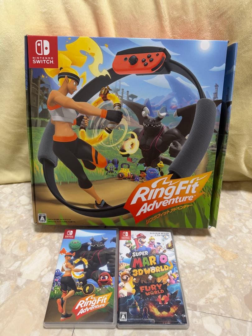 Nintendo Switch Ring Fit Adventure & Super Mario3D World