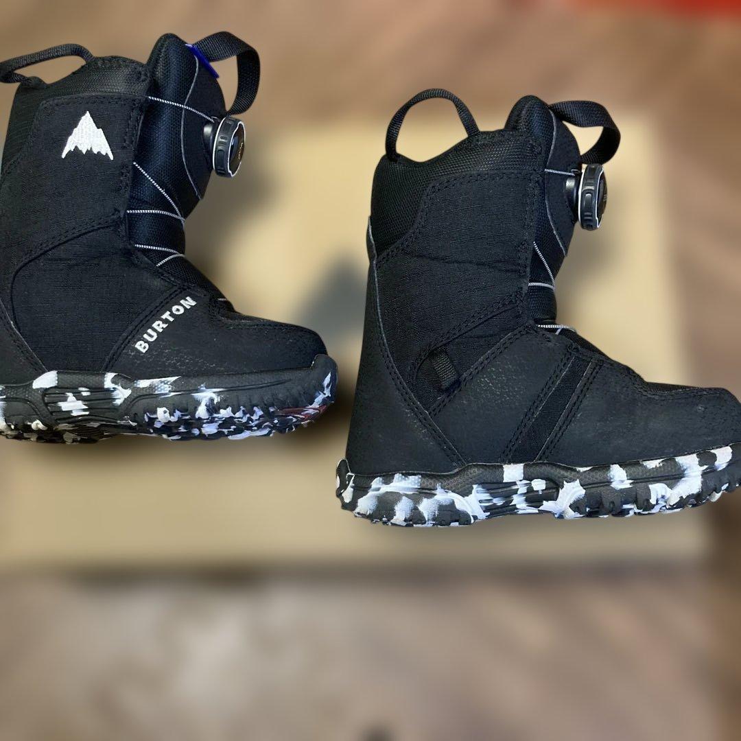 キッズ Burton グロム BOA スノーボードブーツ ブラック 17.5cm