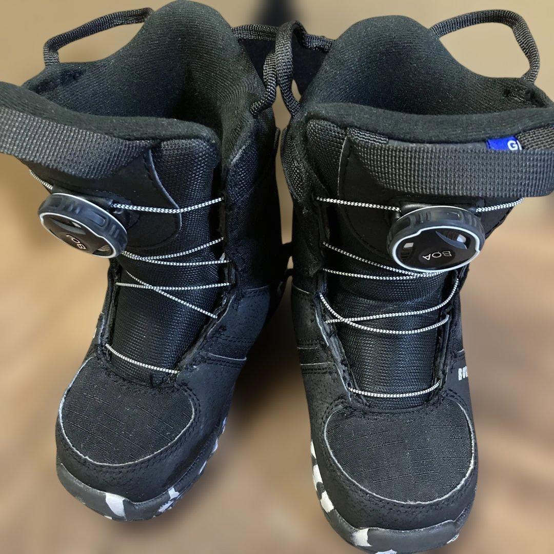 キッズ Burton グロム BOA スノーボードブーツ ブラック 17.5cm