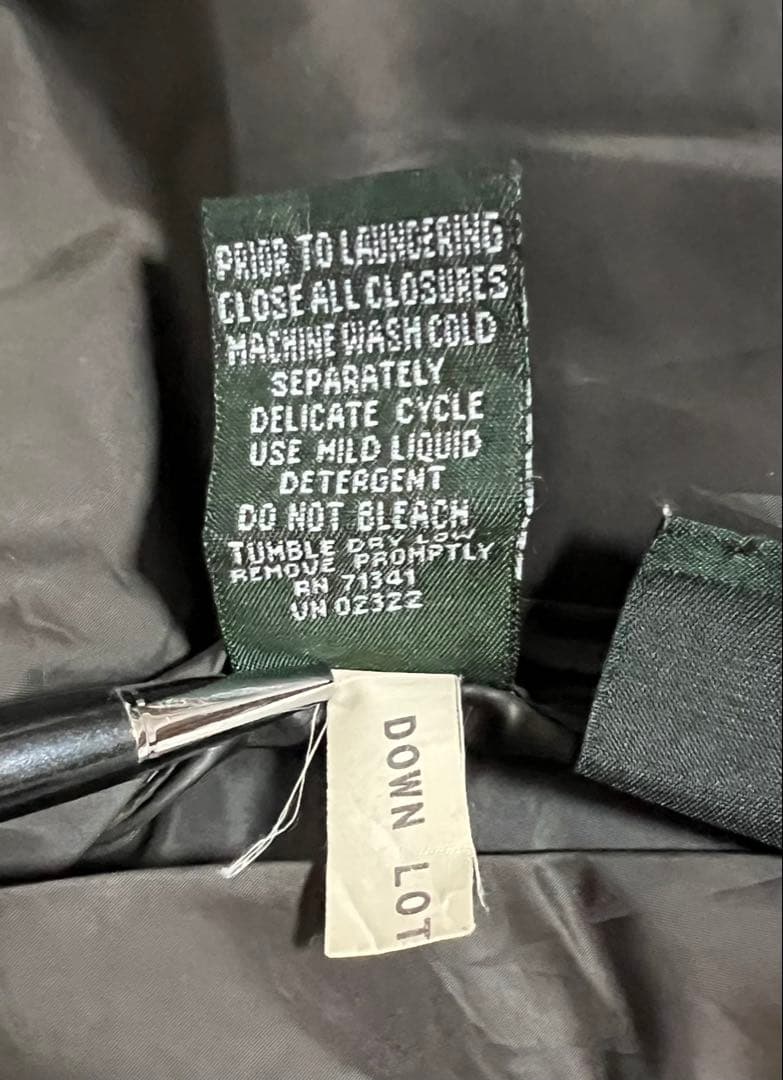 90s LL Bean ダウンベスト XL リバーシブル ブラウンXベージュ