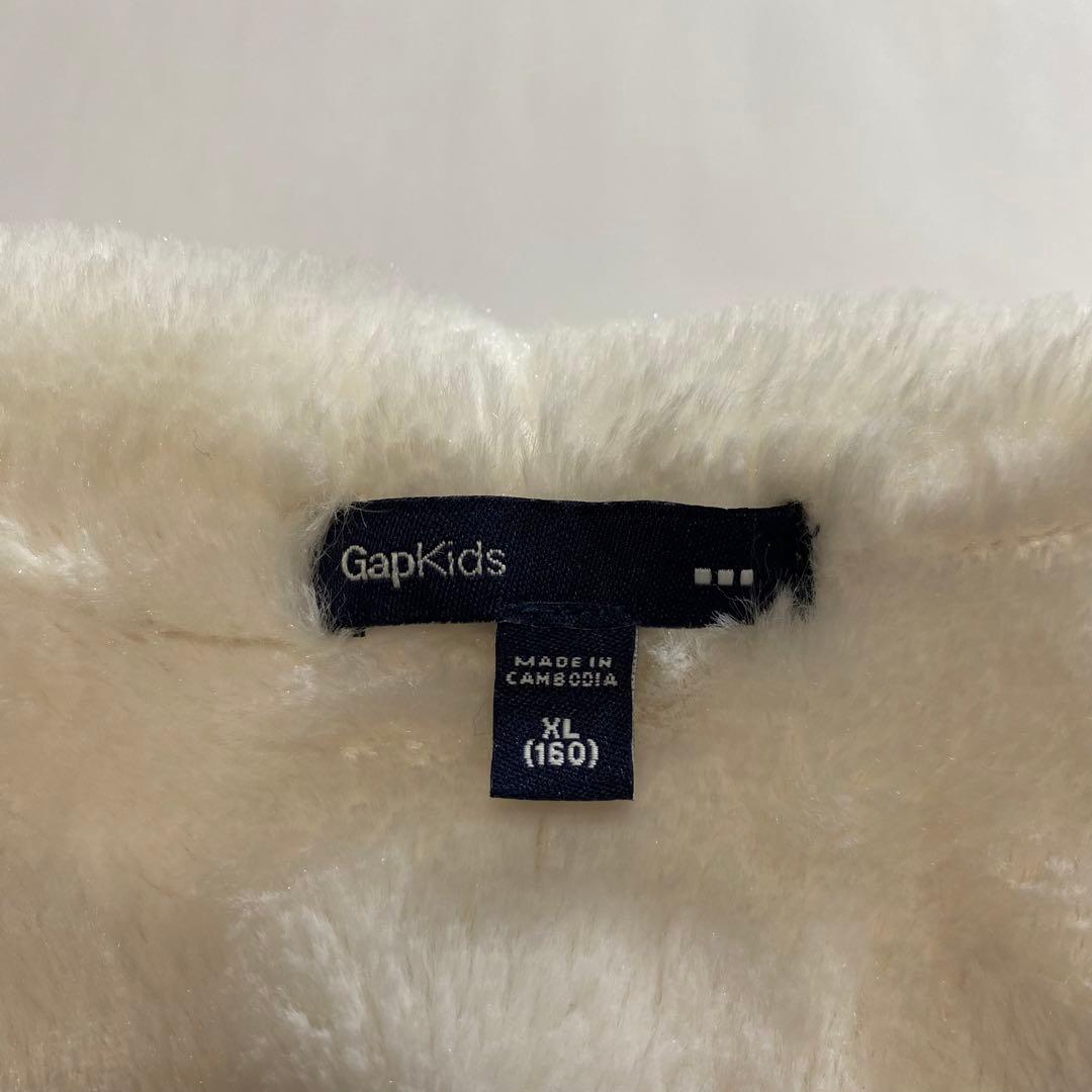 Y2K GAP ギャップ ファー ジップ パーカー フェアリー タイト fur