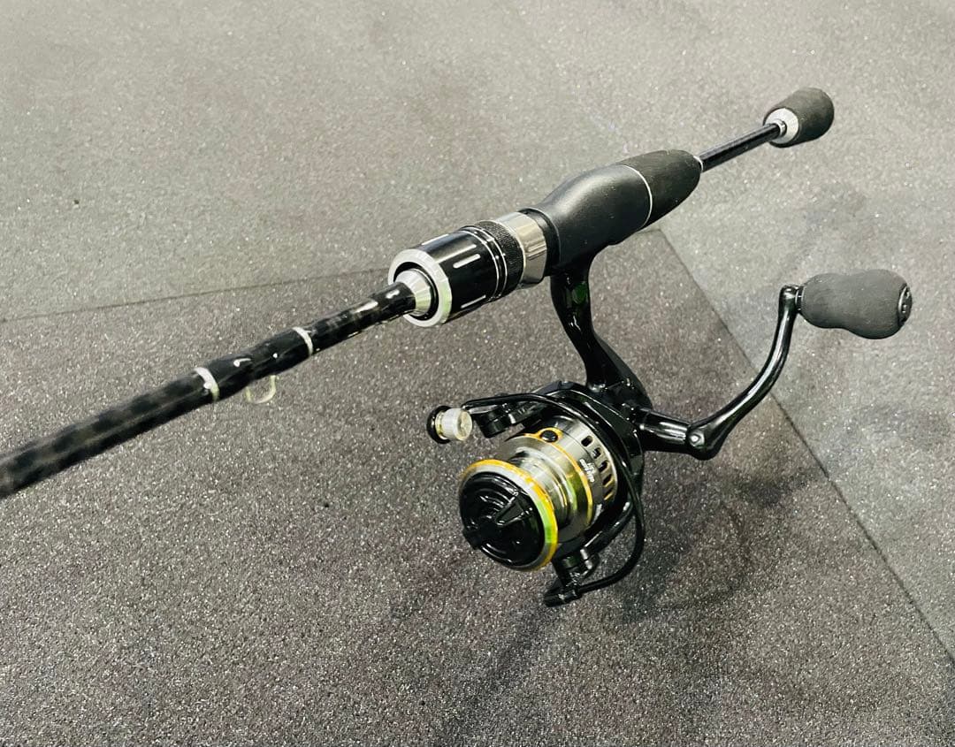 アジング・メバリング・エリアトラウト 2ピーススピニングロッド180cm UL