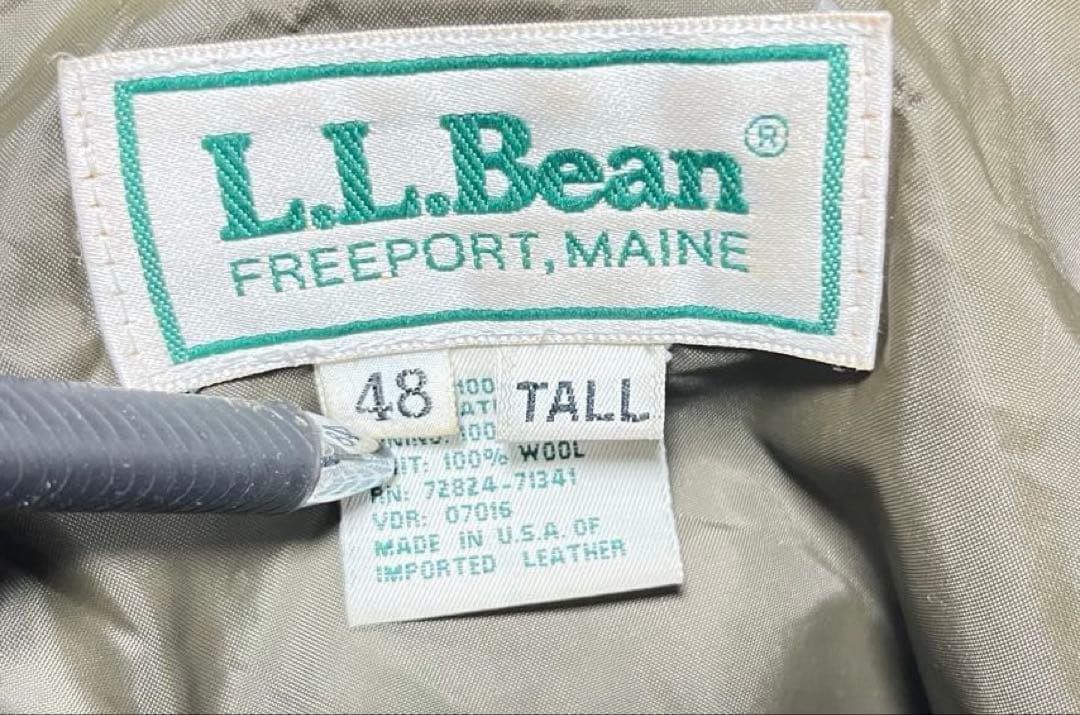 ね*こ様 【2/21・22限定】80s LLbean A2レザージャケット【48