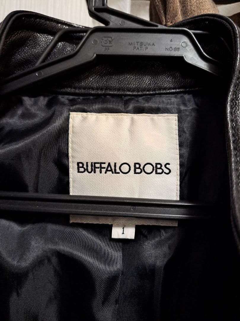 に*ん様 BUFFALO BOBS 黒 レザージャケット サイズ1