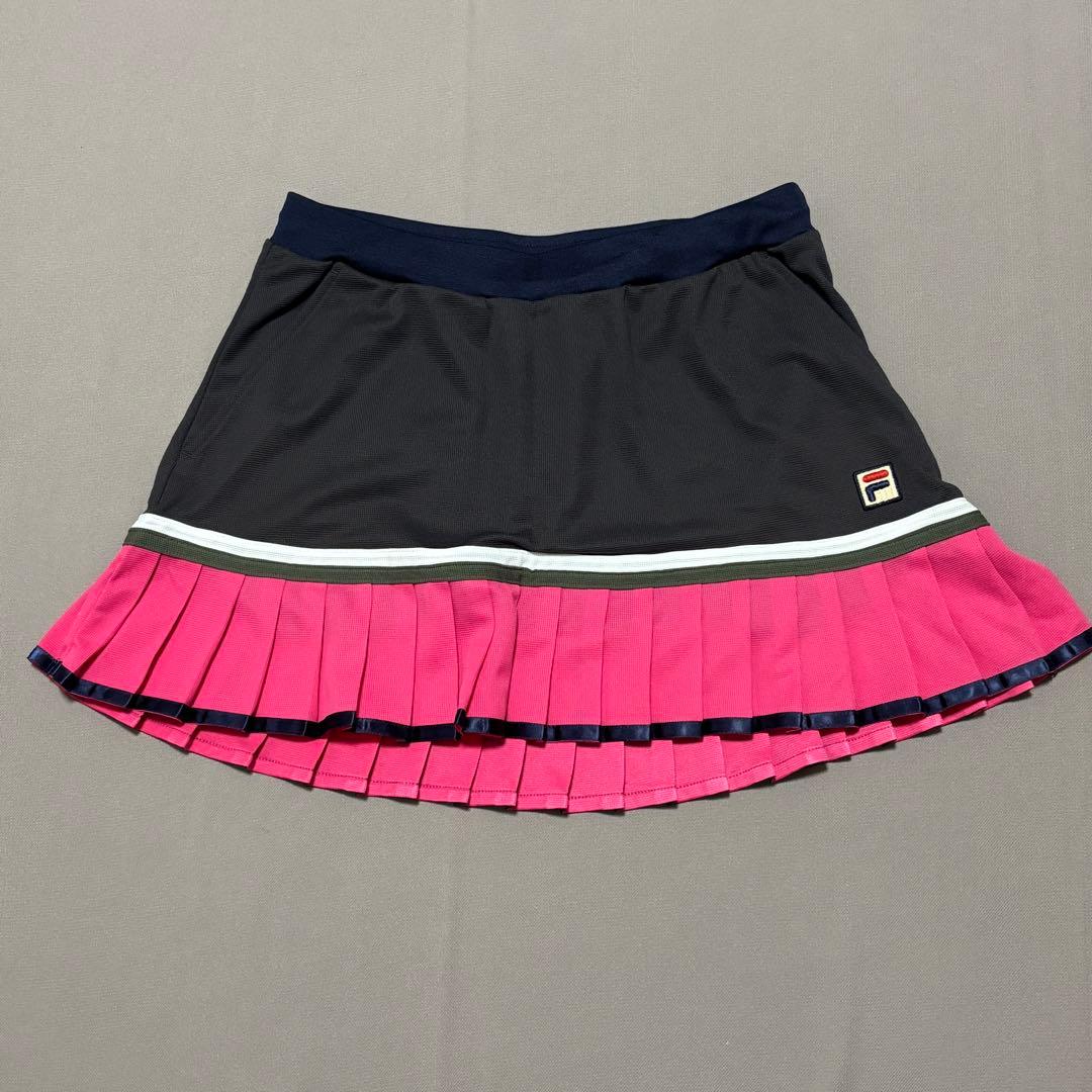 フィラFILA テニスウェア シャツ&プリーツスコート 上下セットアップ LM