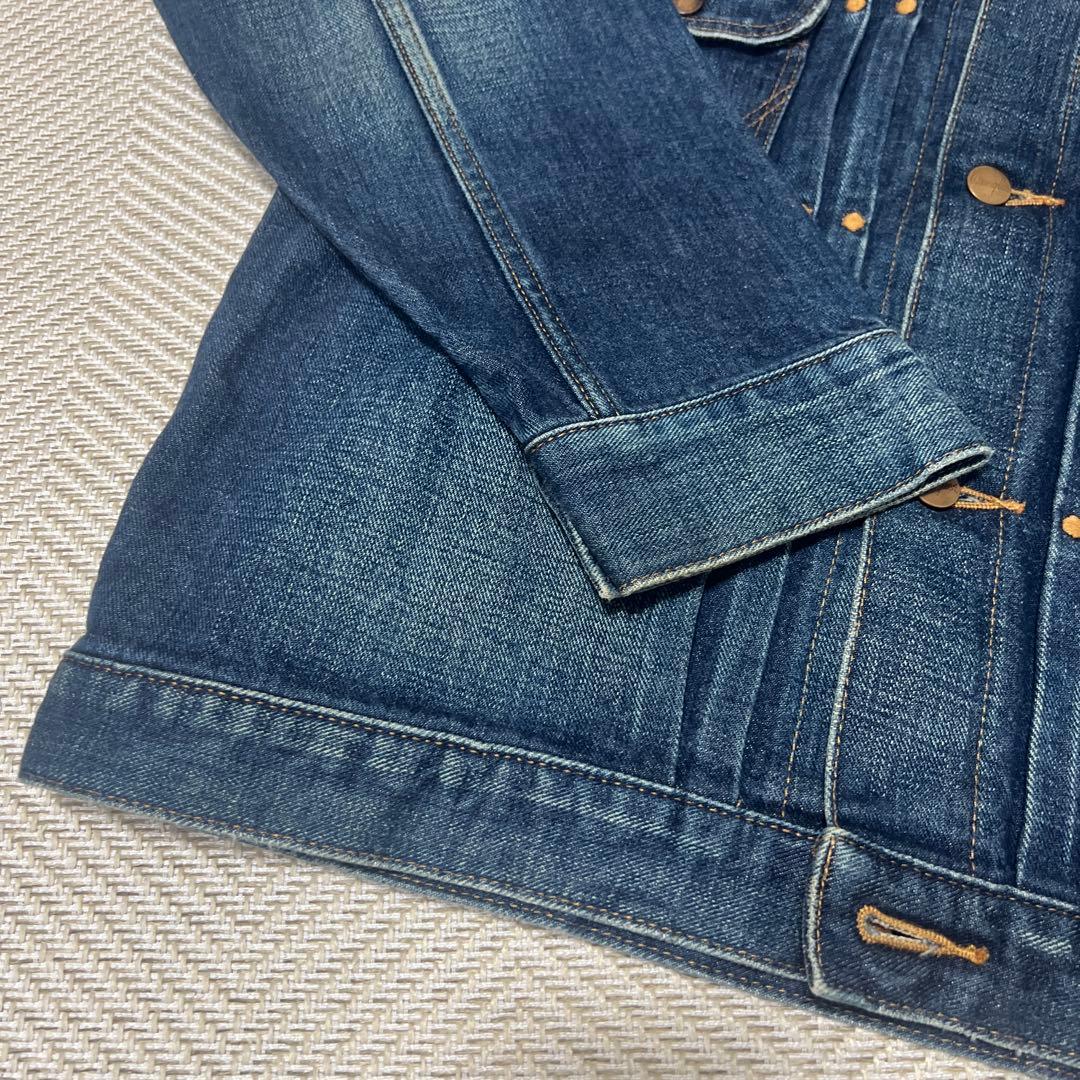【美品】Wrangler AZUL コラボ　Gジャン デニムブルー Sサイズ