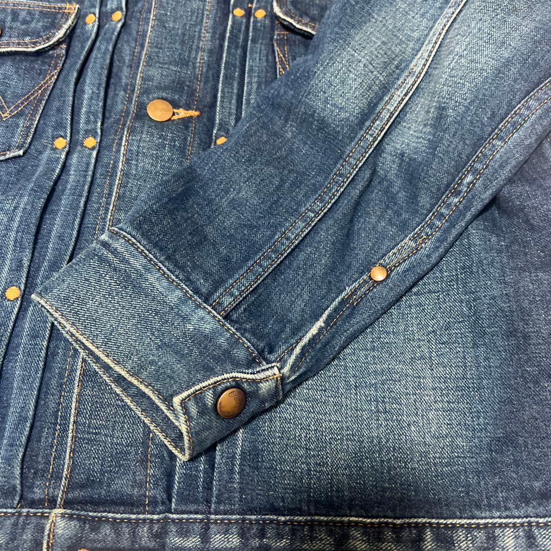 【美品】Wrangler AZUL コラボ　Gジャン デニムブルー Sサイズ