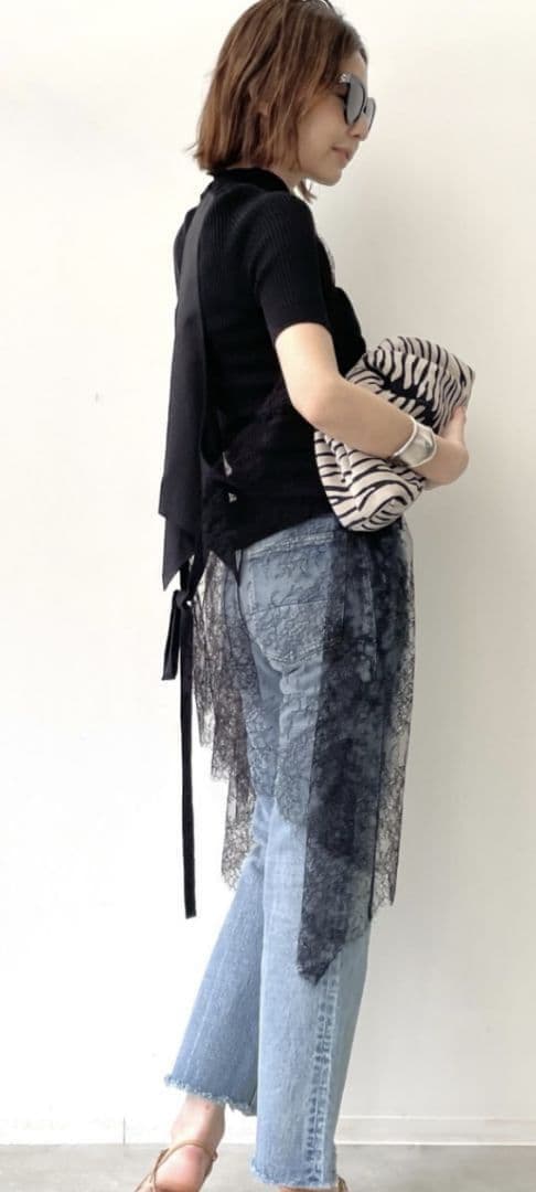 L'Appartement 【Lisiere】 Lace Vest レースベスト