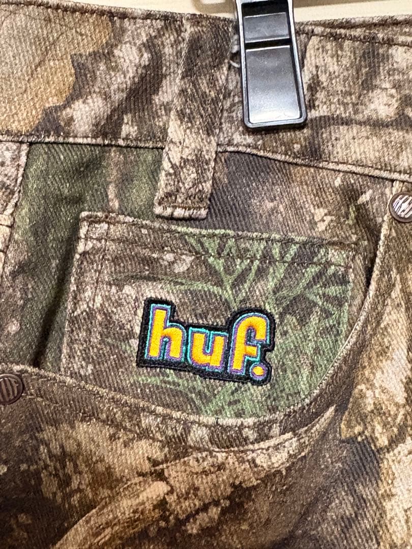 huf 迷彩柄 ワークパンツ 30