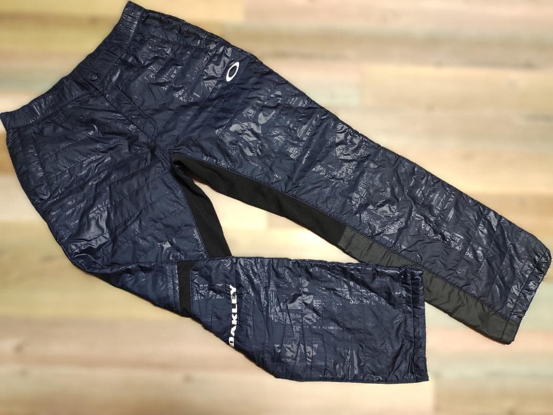 K-318ji⛳️オークリー⭐OAKLEYジャケット&パンツ 上下 紺
