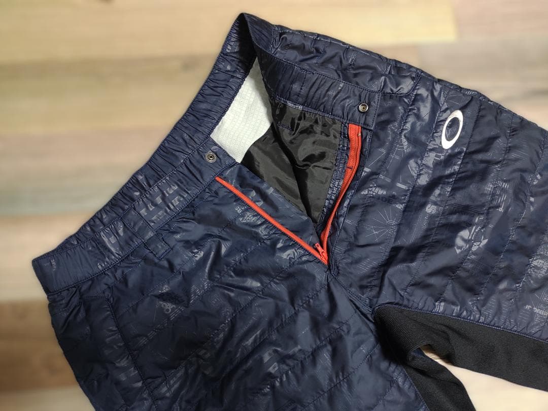K-318ji⛳️オークリー⭐OAKLEYジャケット&パンツ 上下 紺