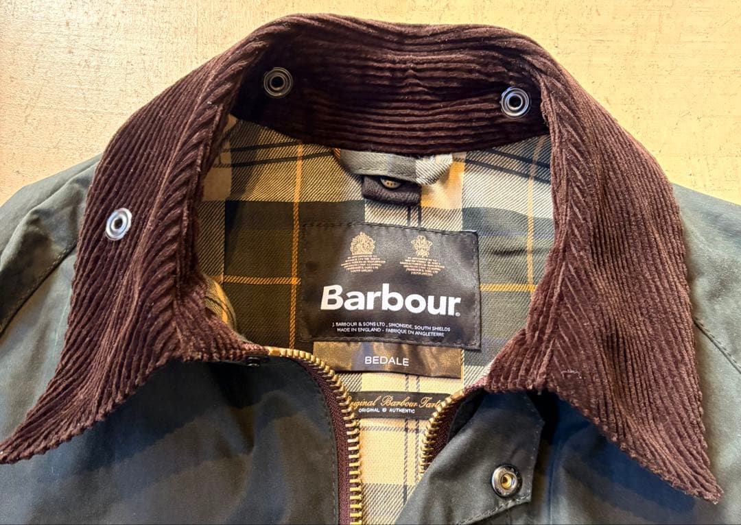 【週末セール】Barbour バブアービデイル ワックス 38 セージ 即日発送