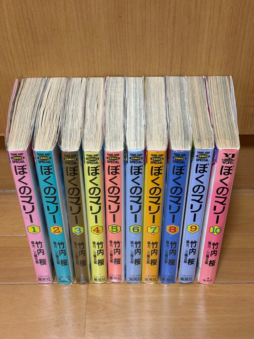 【奇跡の美品/希少】ぼくのマリー 全10巻完結セット 竹内桜 ビニールカバー多数