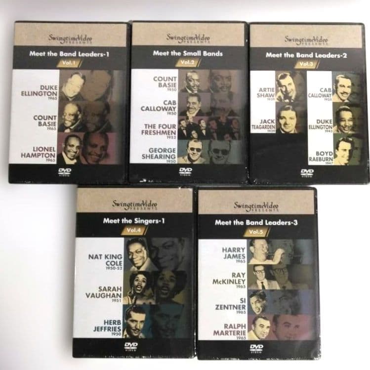 新品未開封「SWING TIME Video DVD」全20巻+1巻+解説書2冊