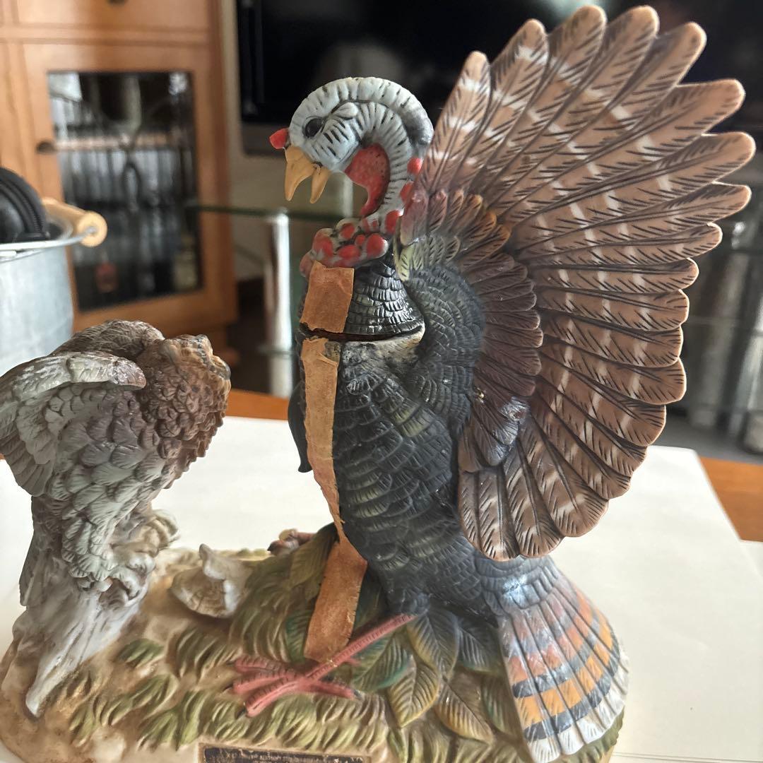 Wild Turkey(ワイルドターキー)陶器　中味なし ターキーとフクロウ