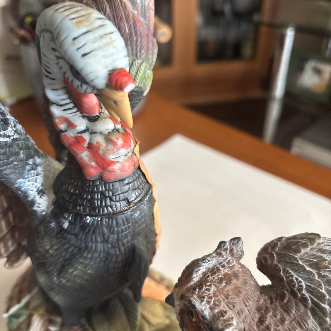 Wild Turkey(ワイルドターキー)陶器　中味なし ターキーとフクロウ