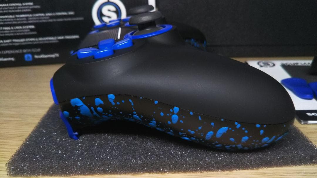 SCUF IMPACT スカフ インパクト 黒&青 PS4 コントローラー